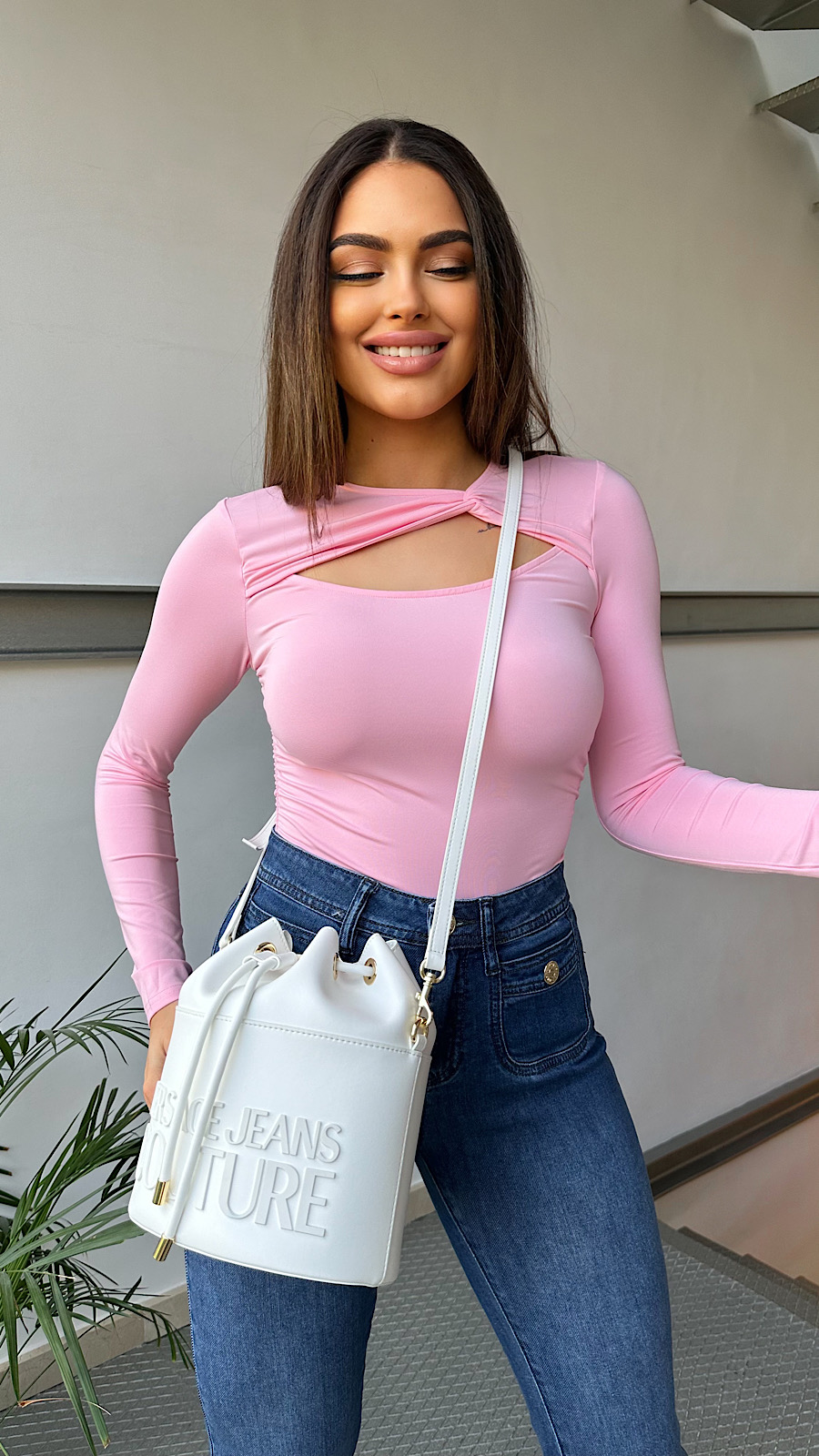 Top Rosa Cut-Out - | OTTRO.com