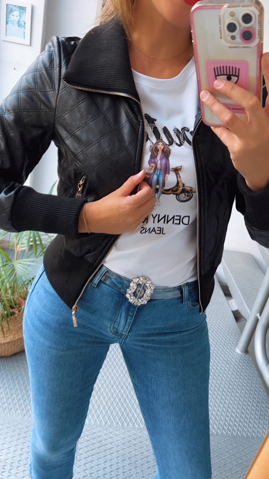 Jeans Flare Detalles Botones - Imagen 4