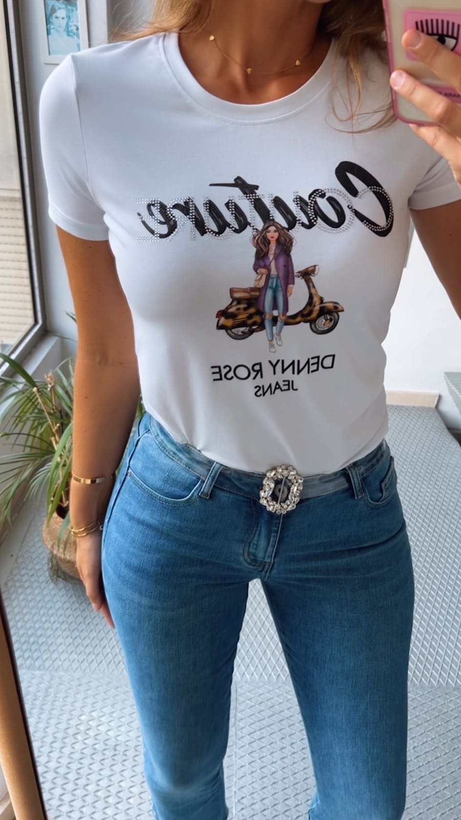 Jeans Flare Detalles Botones - Imagen 10