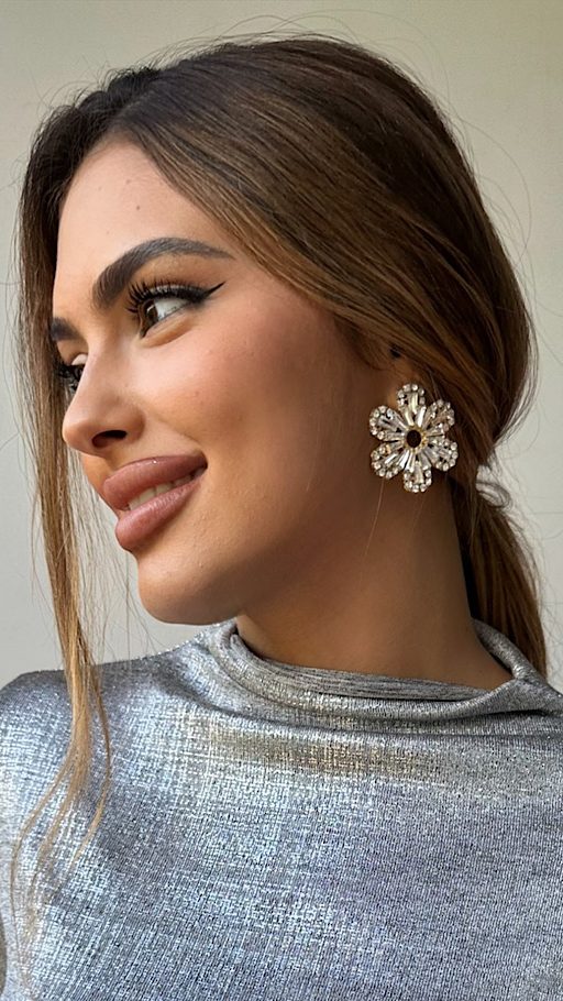 Pendiente Luxury Flor