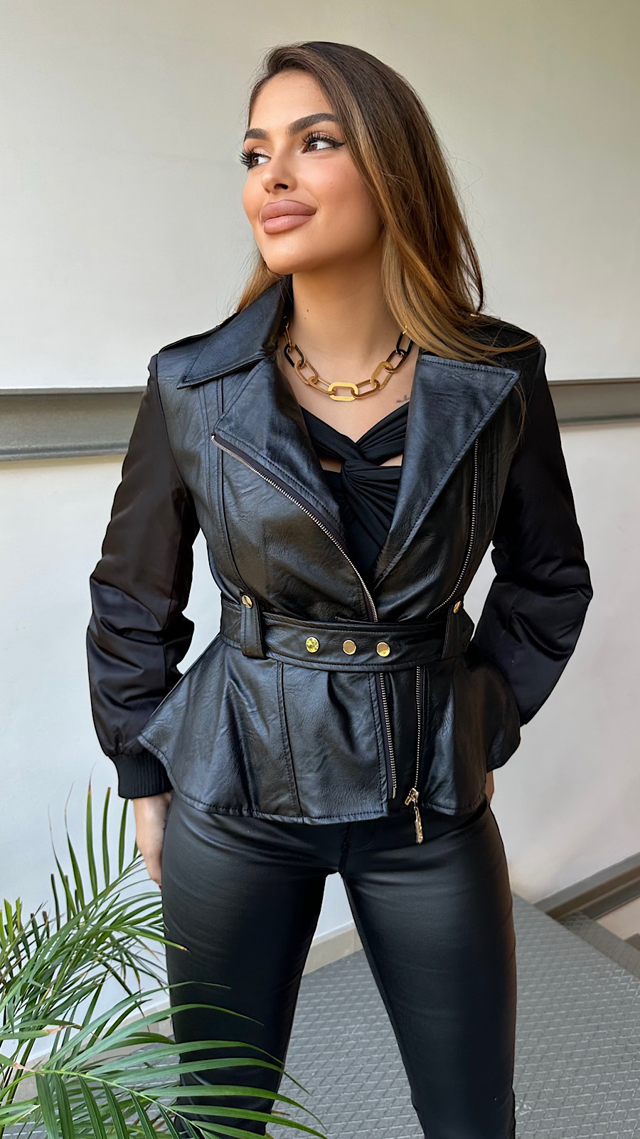 Chaqueta Mangas Acolchadas
