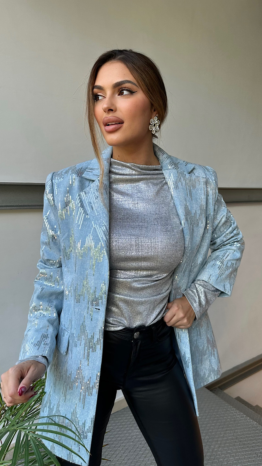 Blazer Denim Pillette