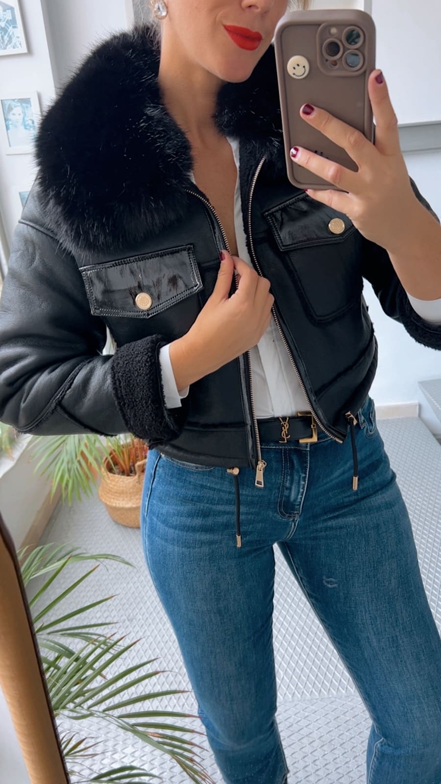 Biker Luxury Combinada Detalles Dorados