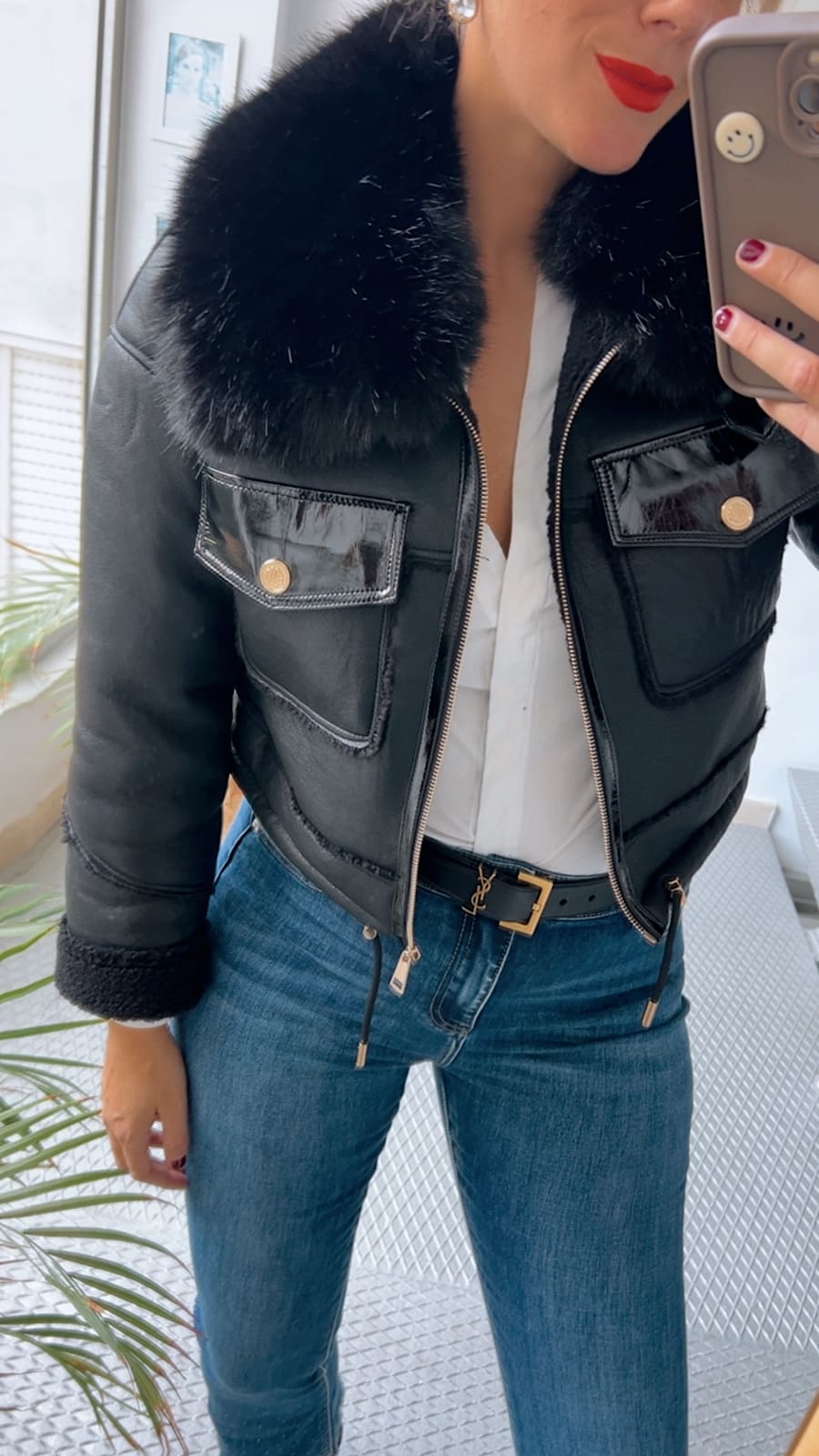 Alternative view of Biker Luxury Combinada Detalles Dorados