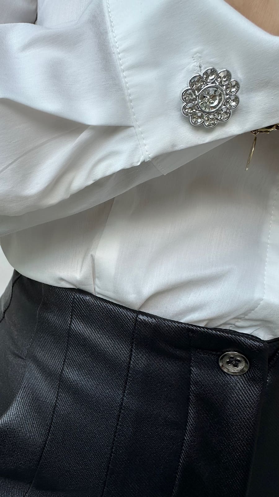 Pantalón Negro Textura Luxury - Imagen 4