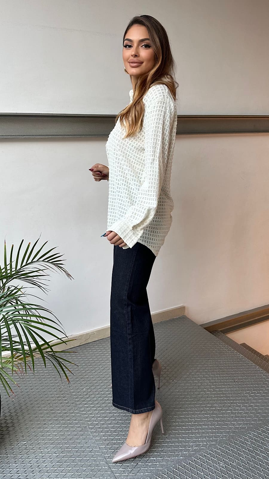 Jeans Azul Rectos Diseño Bolsillos - Imagen 5