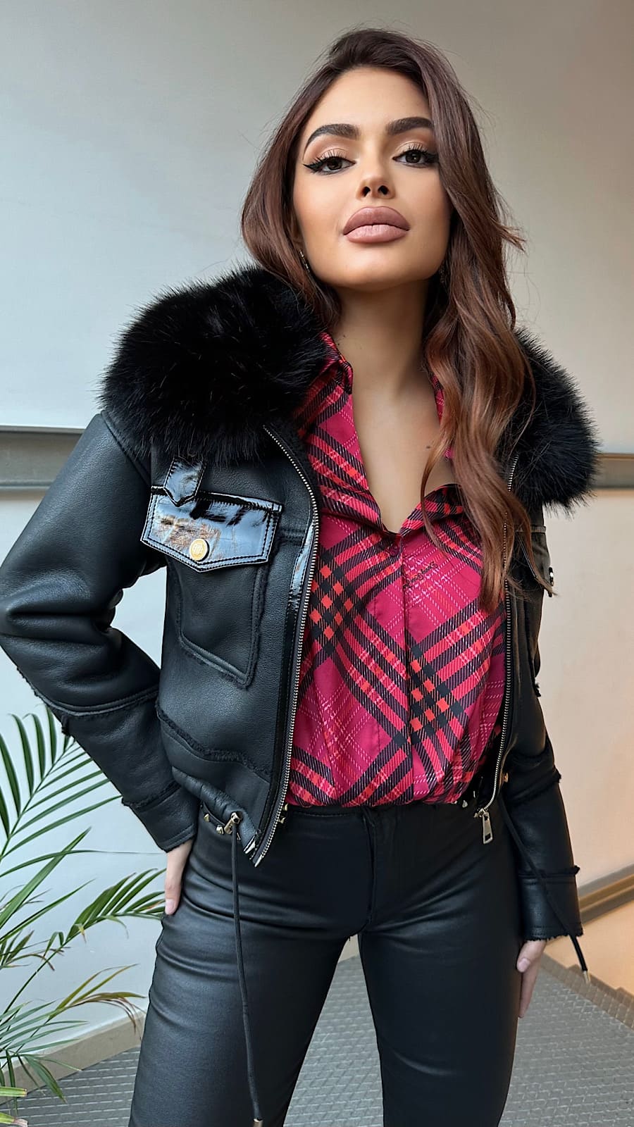 Biker Luxury Combinada Detalles Dorados