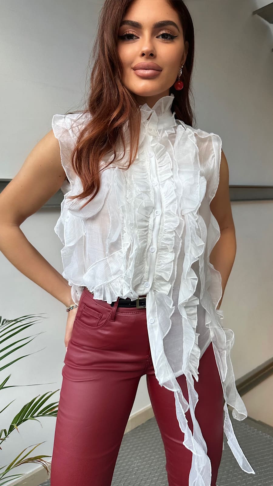 Camisa Blanca Romantica Bradley