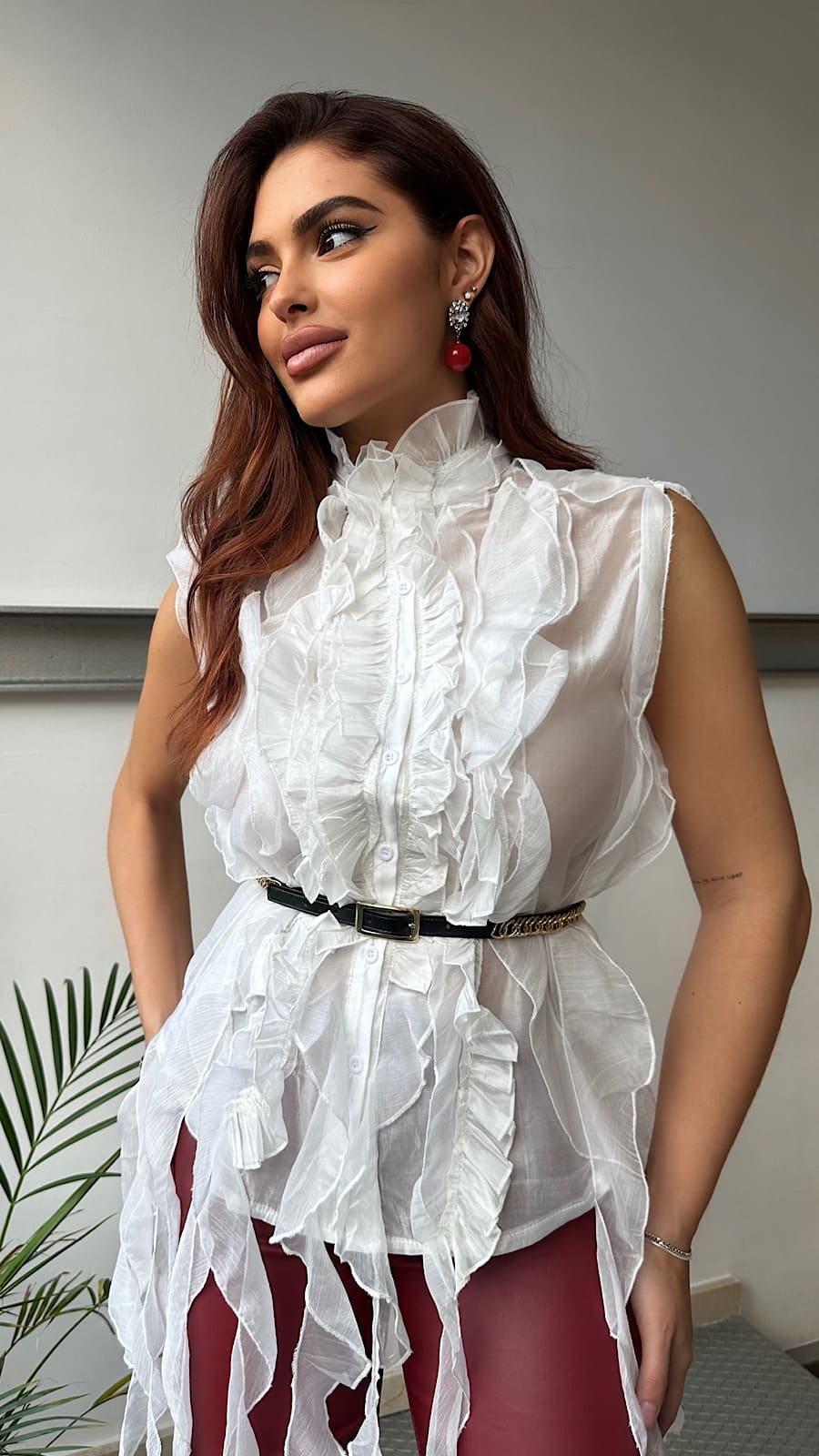 Camisa Blanca Romantica Bradley - Imagen 9