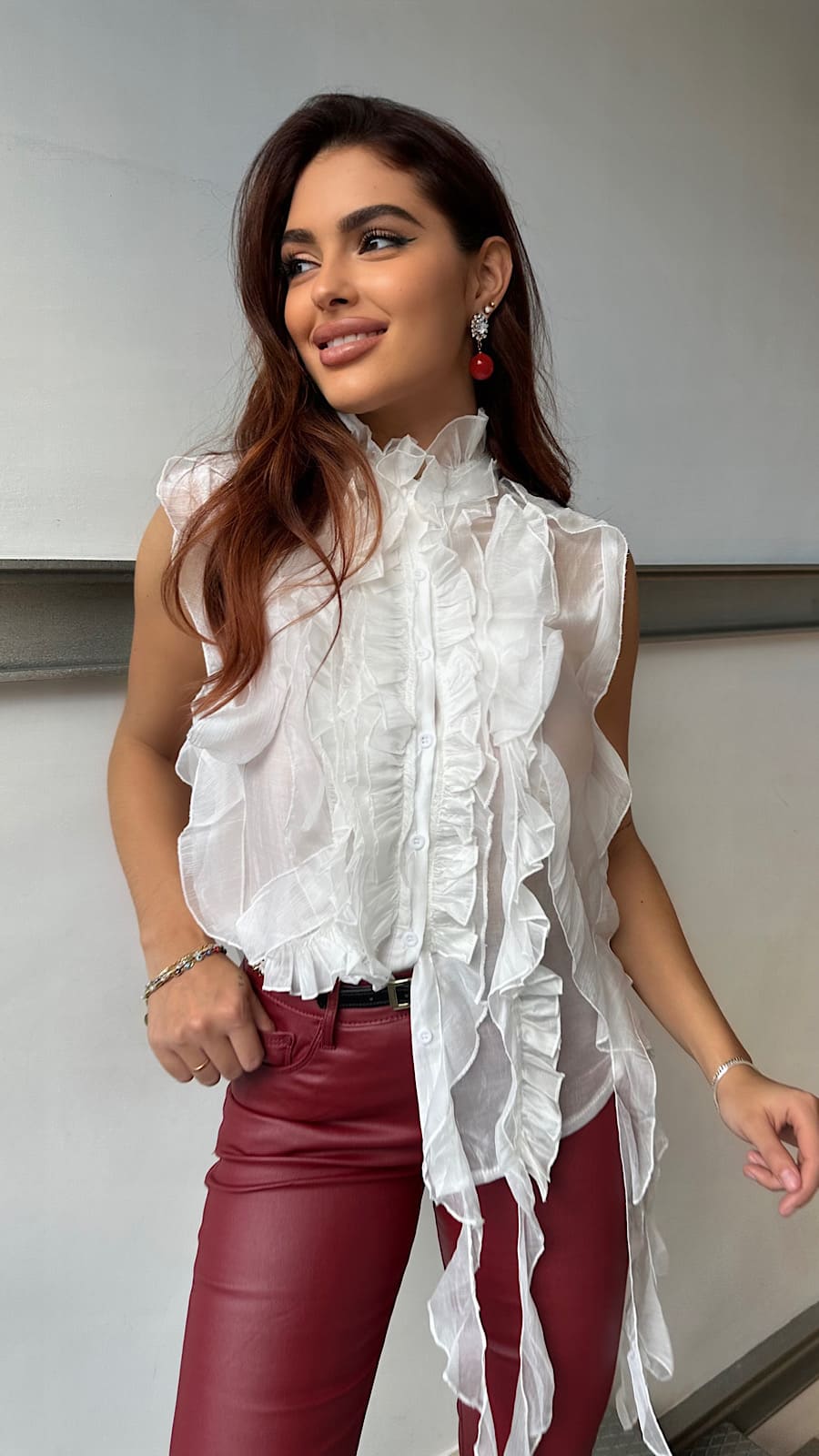 Camisa Blanca Romantica Bradley - Imagen 3