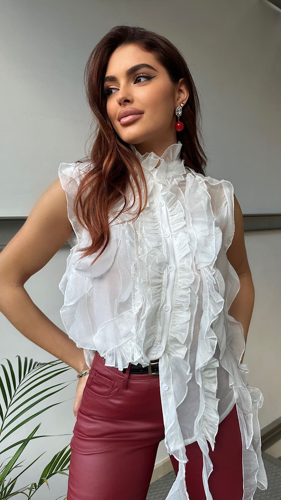 Camisa Blanca Romantica Bradley - Imagen 4