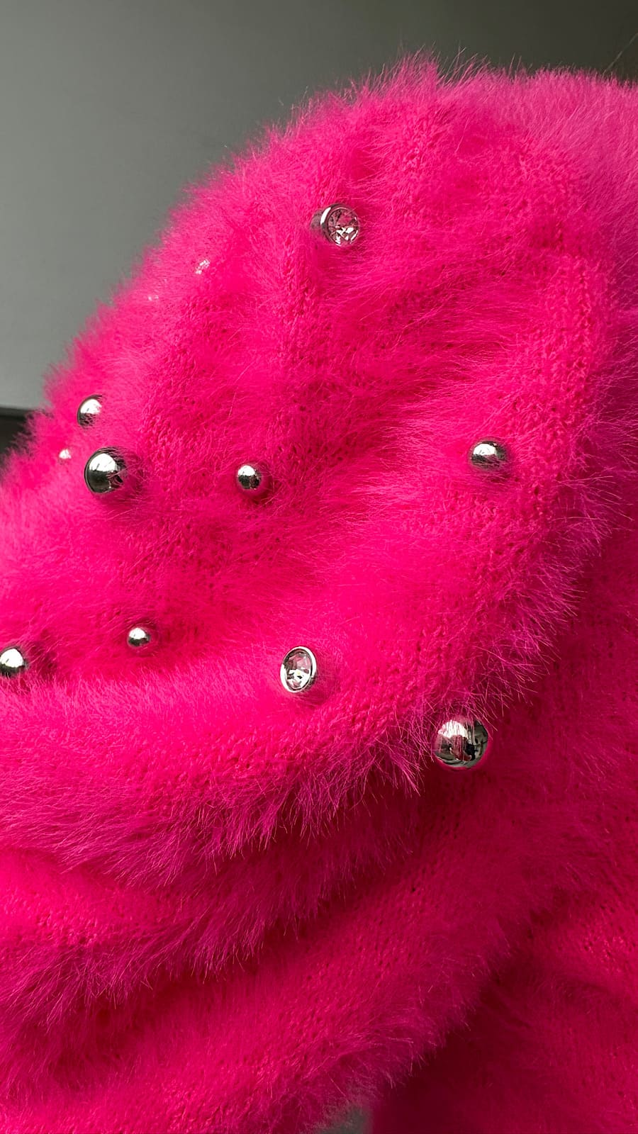 Sueter Rosa Detalle Joya Hombro - Imagen 7