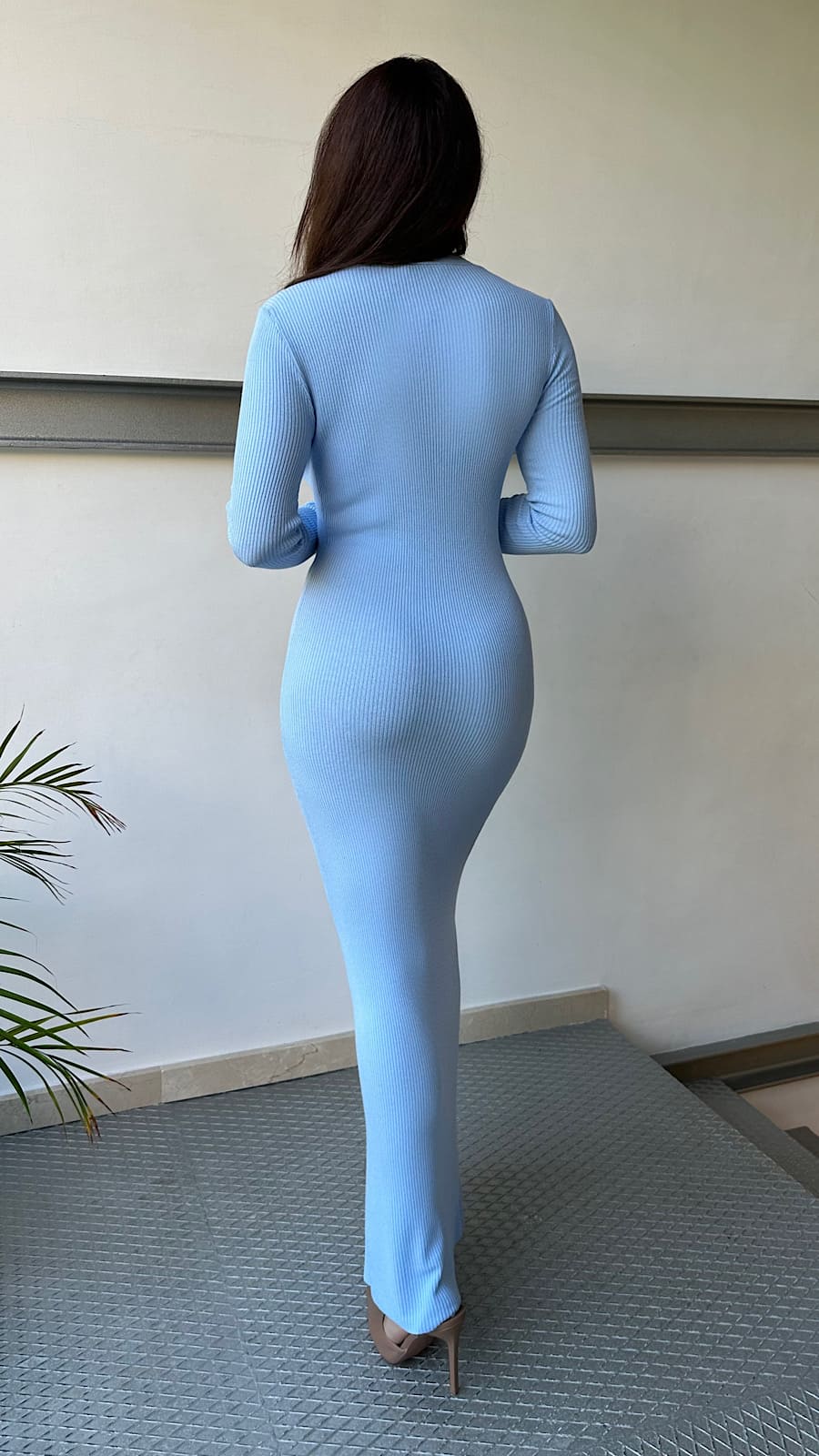 Vestido Iria azul - Imagen 5