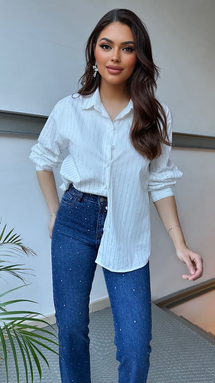 Camisa Diana Blanca Joya
